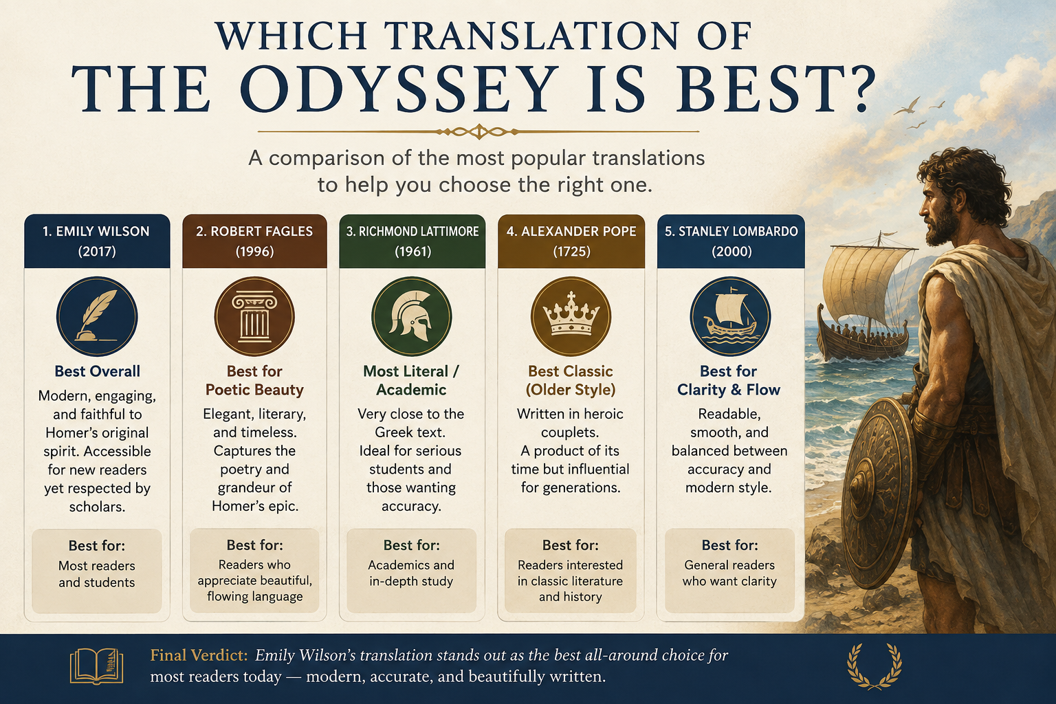 which translation of the odyssey is best