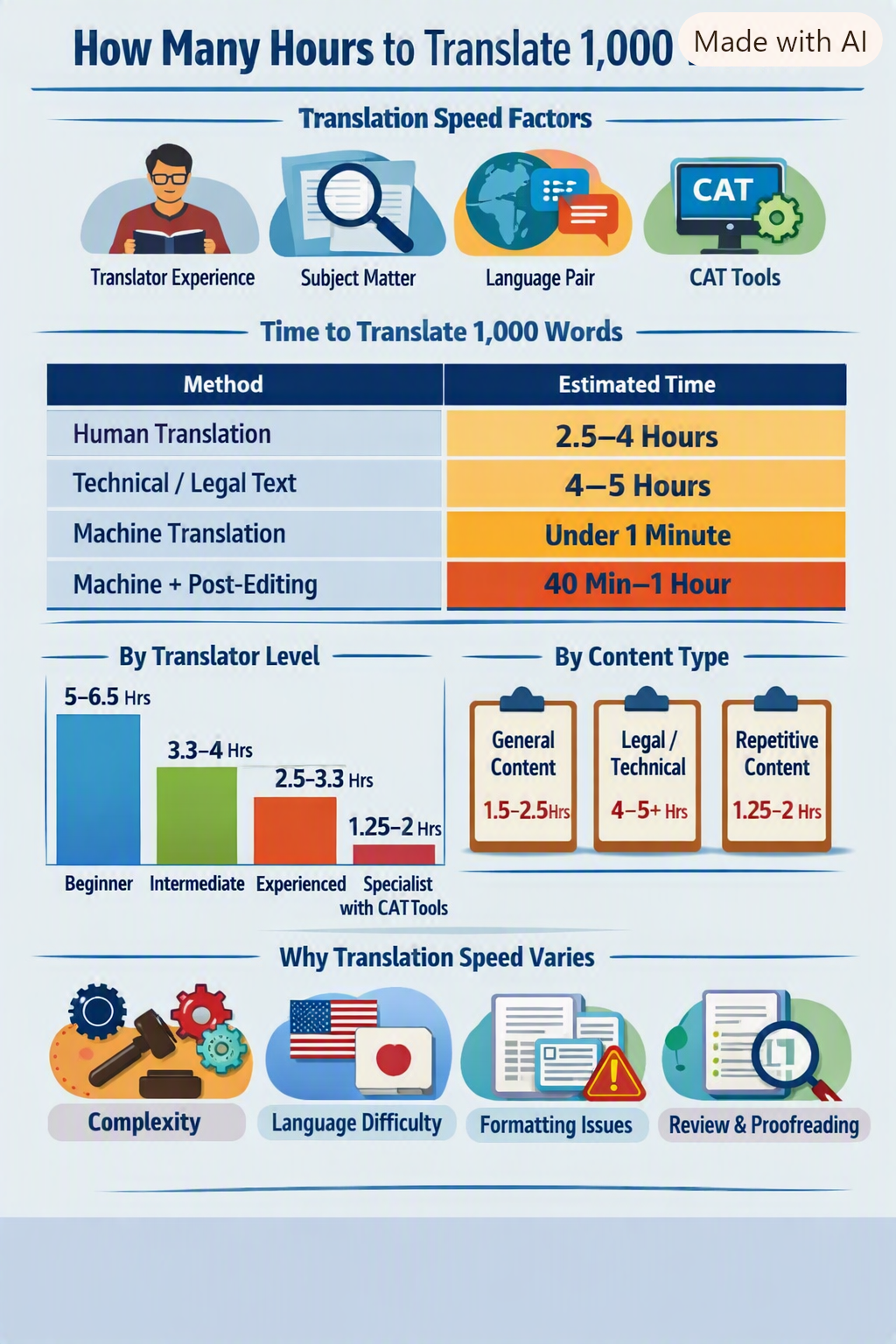 How Many Hours Does It Take to Translate 1000 Words?